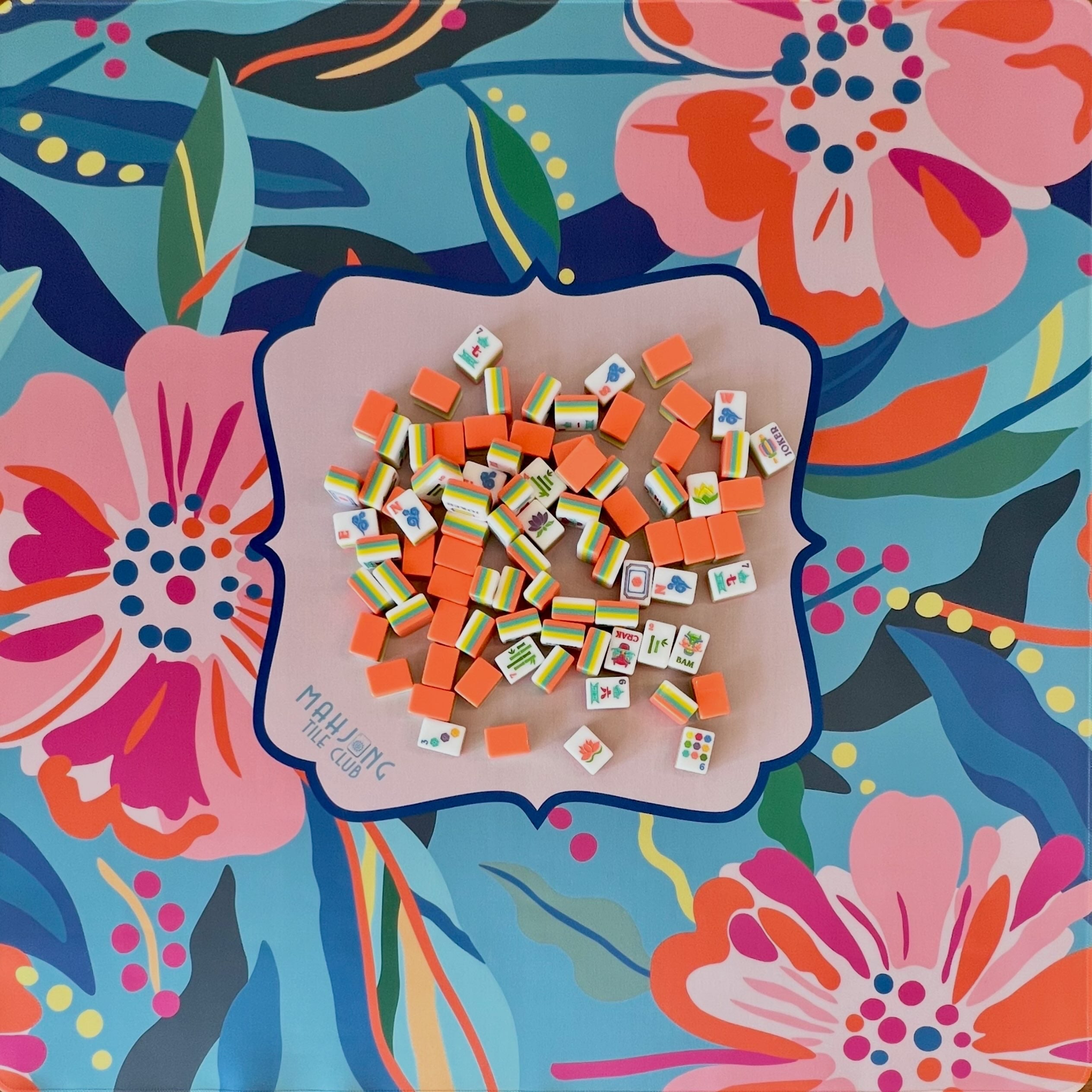 Full Bloom Mahjong Mat