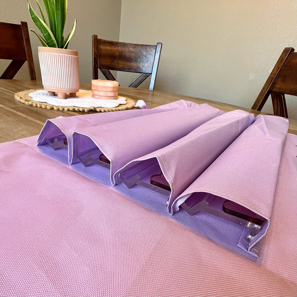Mahjong Rack Roll Bag - Storage for up to 20 inch racks - Purple