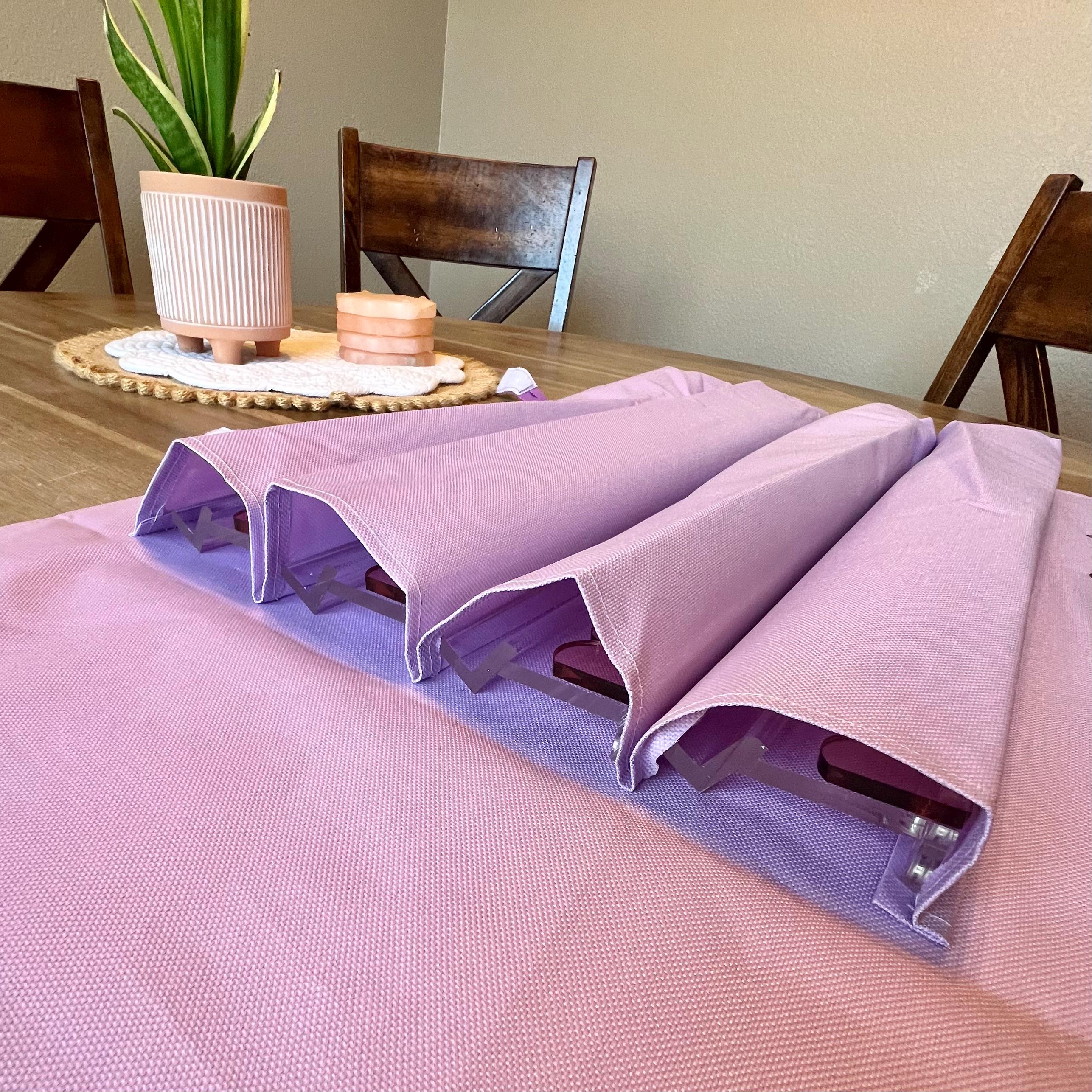 Mahjong Rack Roll Bag - Storage for up to 20 inch racks - Purple