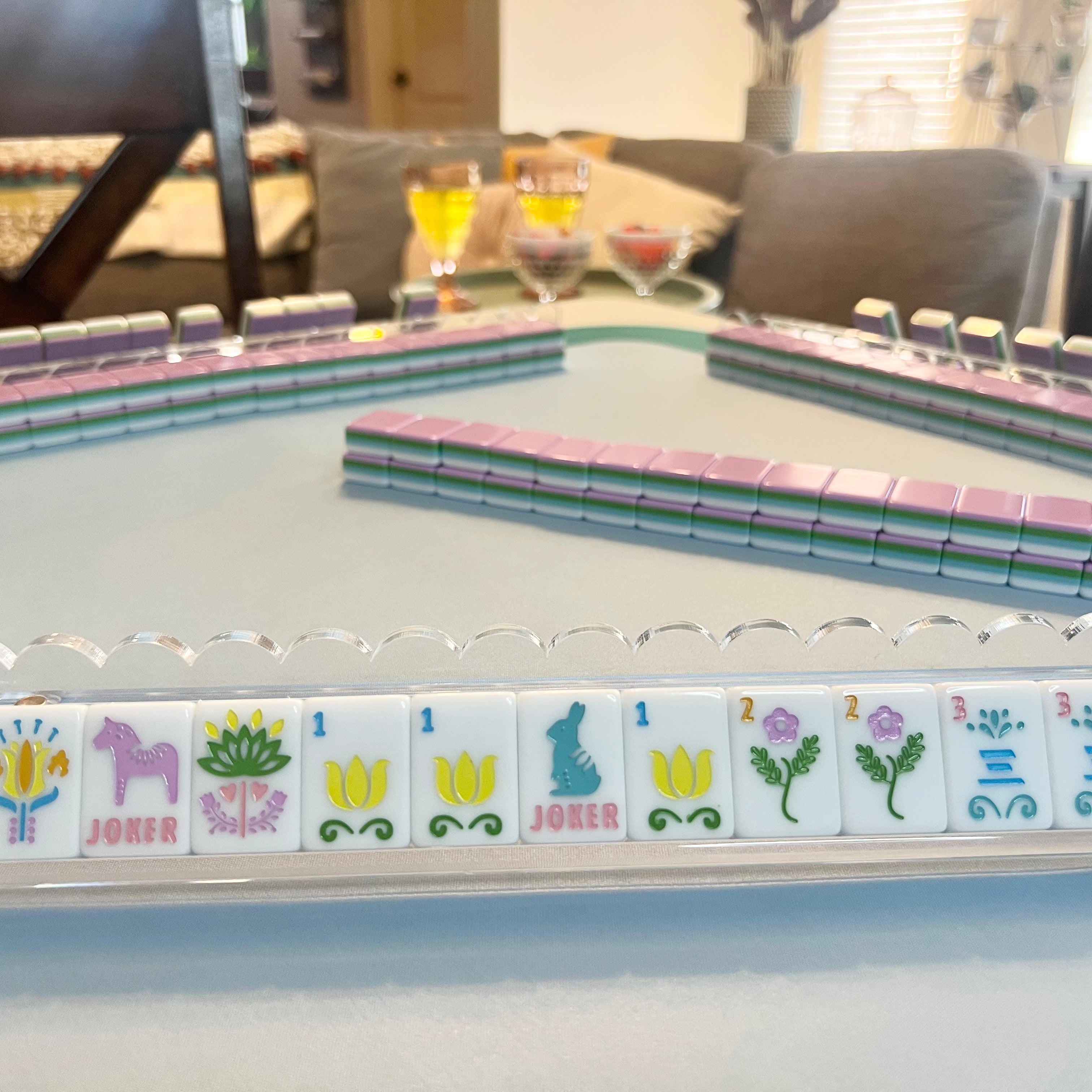 Scalloped Mahjong Racks - Restock coming in June