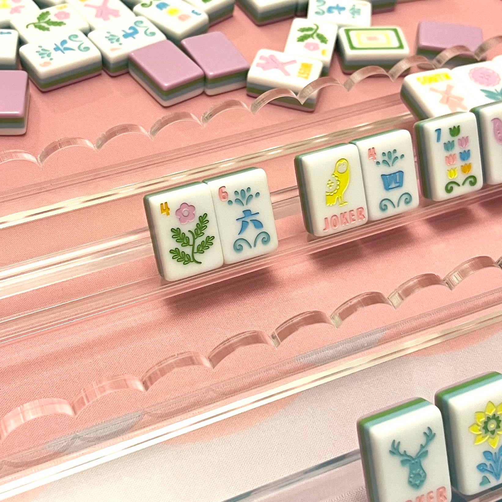 Scalloped Mahjong Racks - Restock coming in June