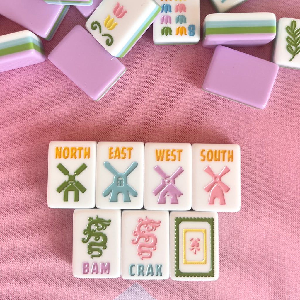 Nordic Spring Mahjong Tile Set