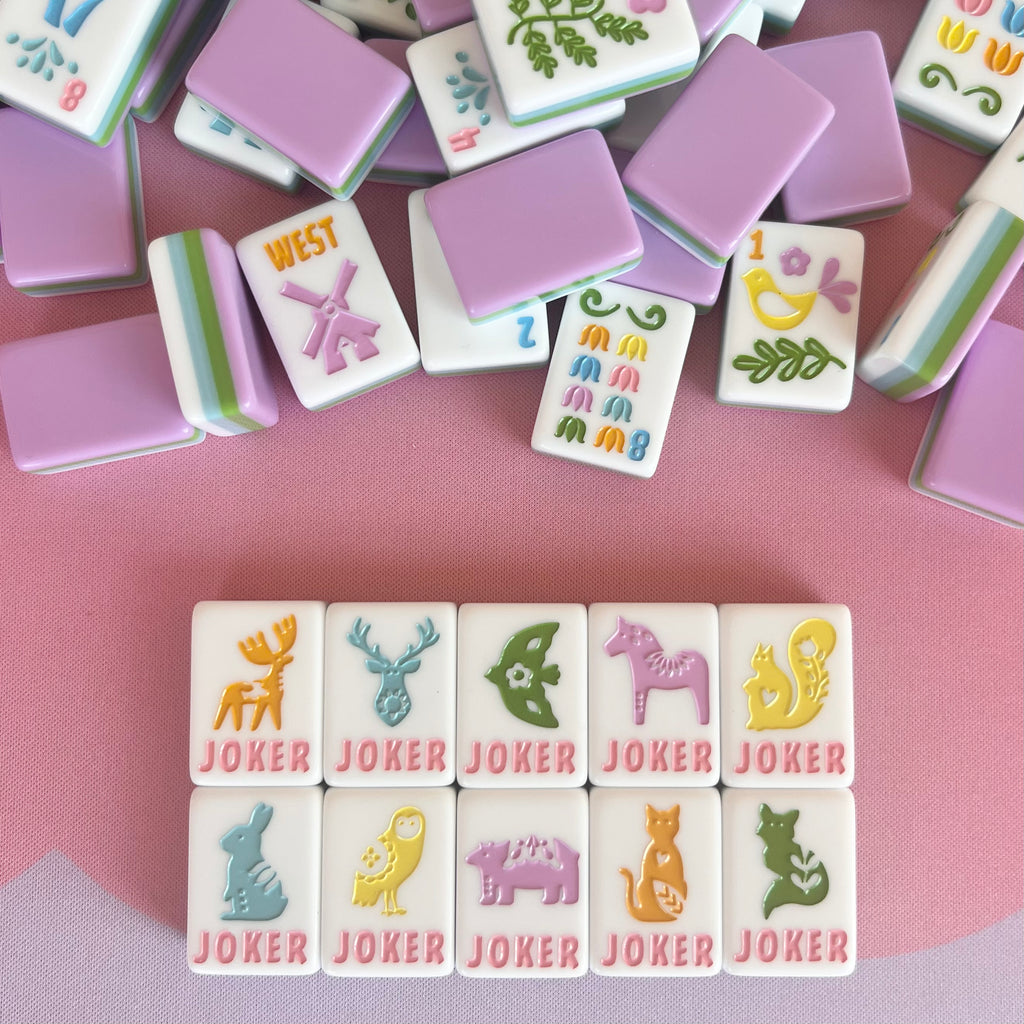 Nordic Spring Mahjong Tile Set
