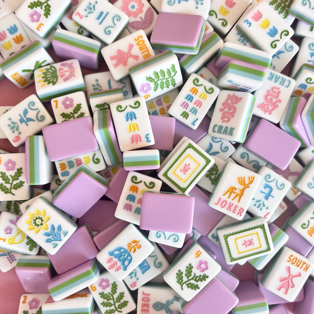 Nordic Spring Mahjong Tile Set