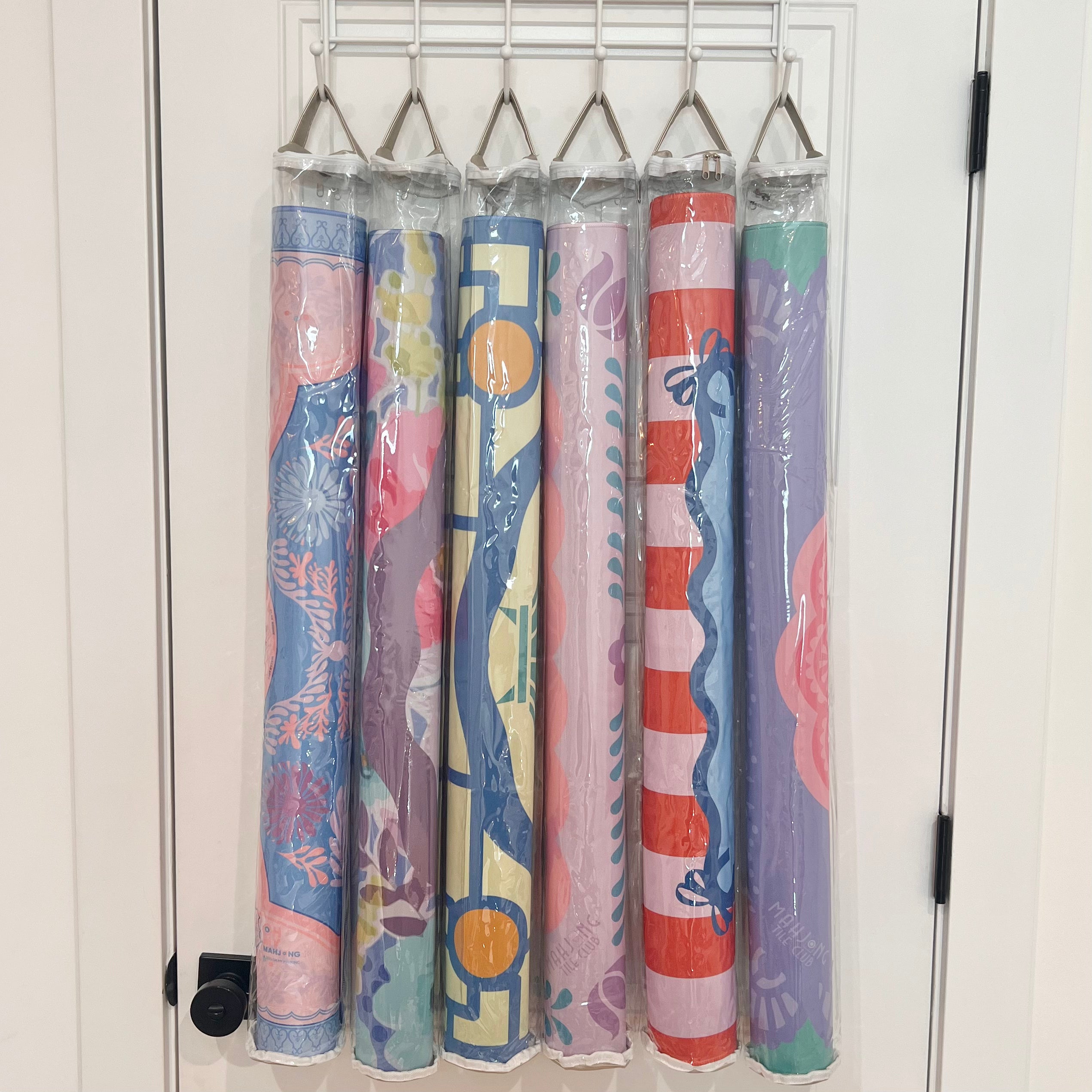 Mahjong Mat Hanging Bag - Pack of 4