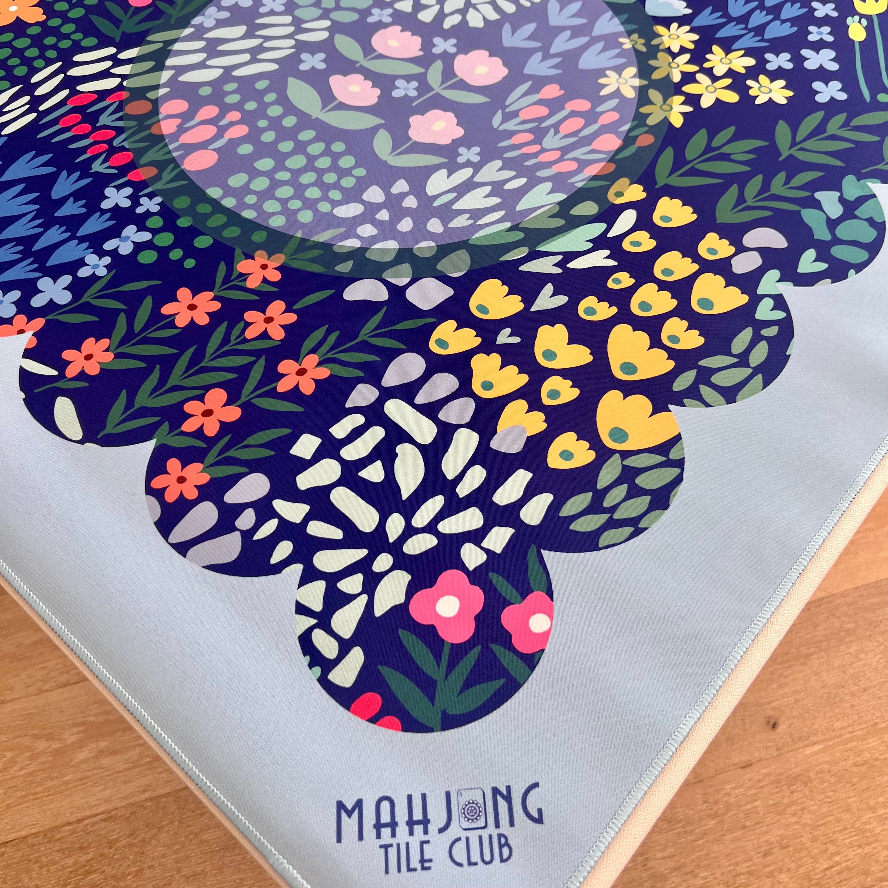 Wild Flower Mahjong Mat
