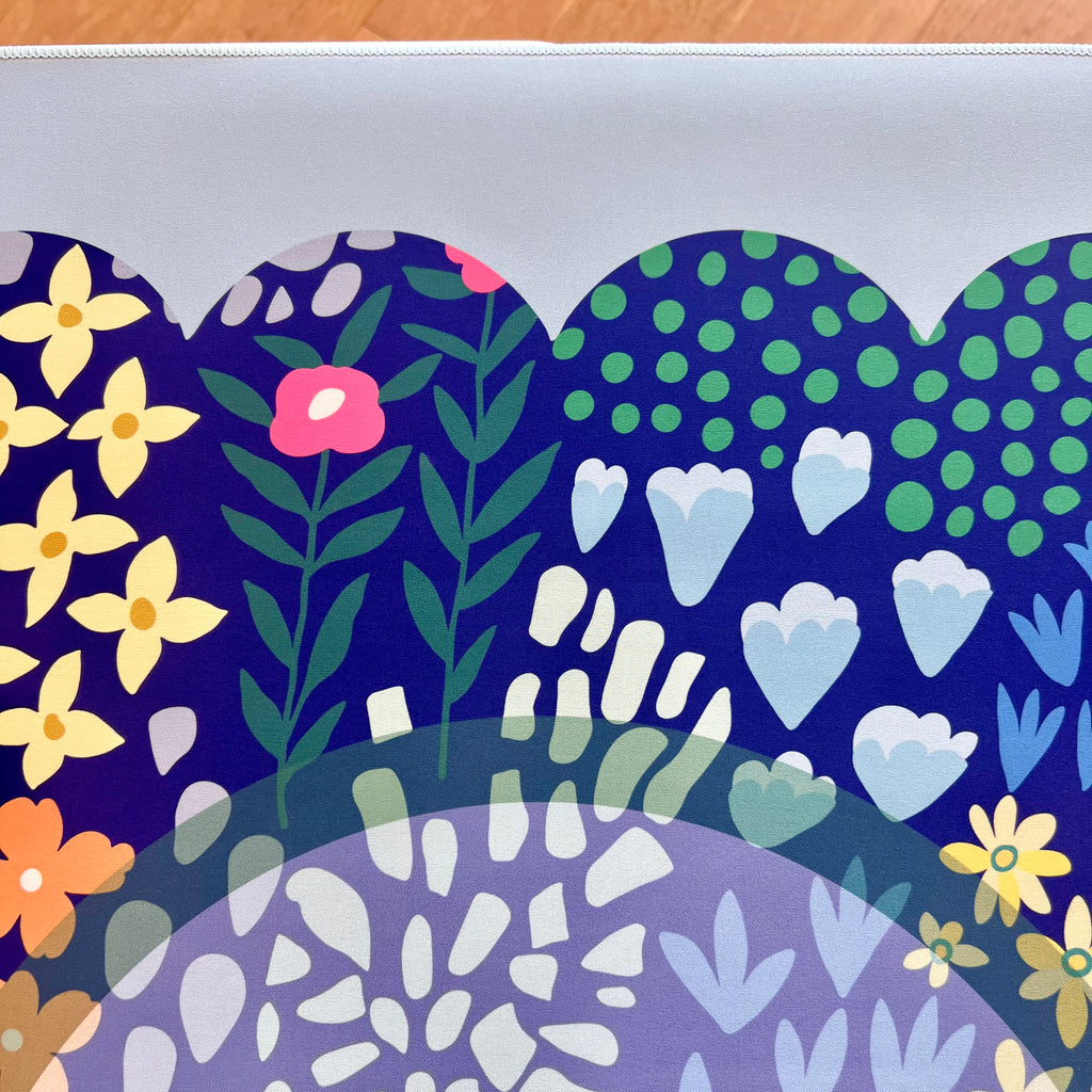 Wild Flower Mahjong Mat