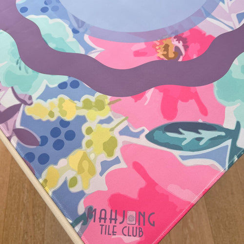 Happy Abstract Mahjong Mat